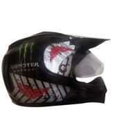 Autofurnish - Monster Off-Road Helmet (Black)