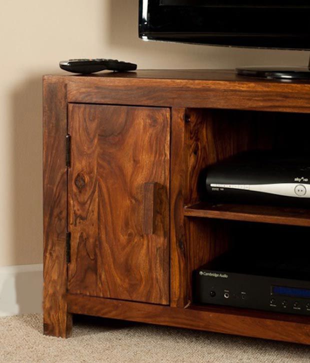 LifeEstyle - Handcrafted Sheesham Wood Tv Stand - Buy ...