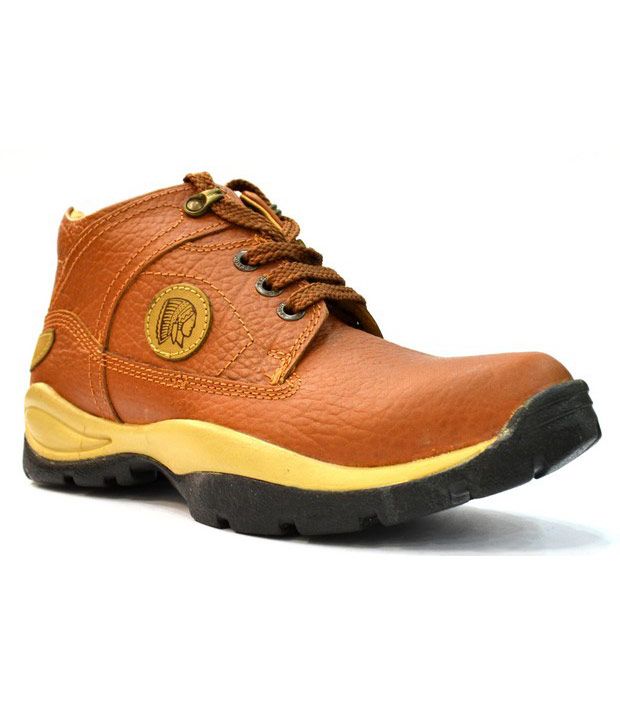 red chief long boot shoes