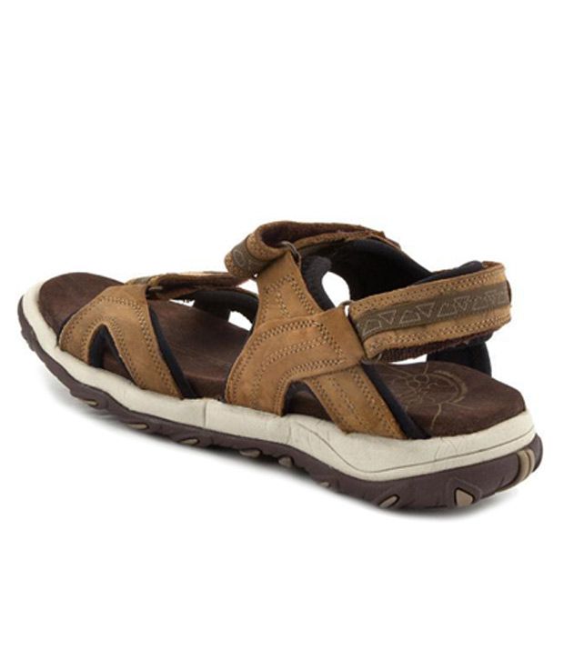 Woodland Leather Camel Brown Sandals Art GD1035111CAM - Buy Woodland Leather Camel Brown Sandals 