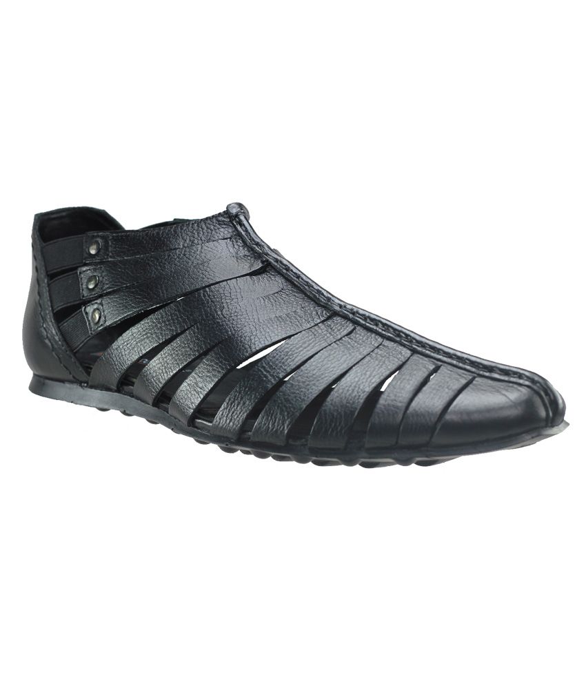 franco leone men's leather sandals and floaters