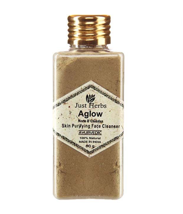 Just Herbs Aglow NeemChandan Skin Purifying Face Cleanser 60gm Buy
