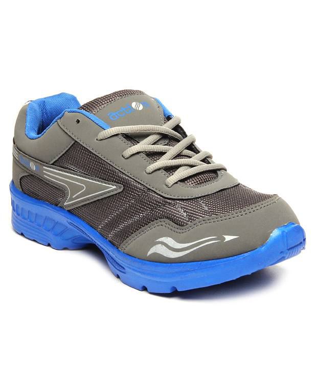 Action Grey \u0026 Blue Sports Shoes - Buy 