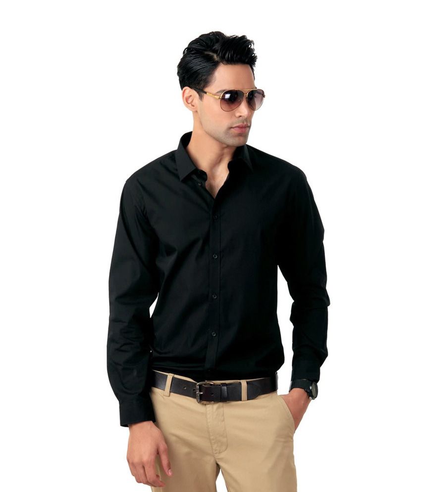 party wear black shirt for men