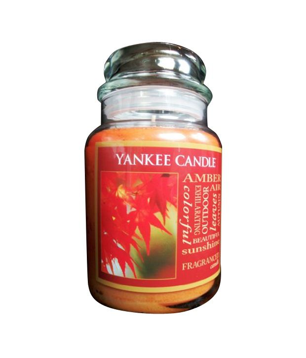Yankee Candle Amber Leaves Scented Candle Buy Yankee Candle Amber