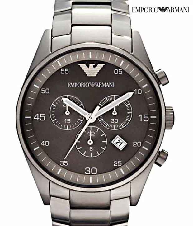Armani Charcoal Watch Buy Armani Charcoal Watch Online at Best Prices