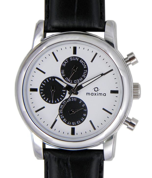 Maxima 26842LMGI White Dial Watch Buy Maxima 26842LMGI White Dial