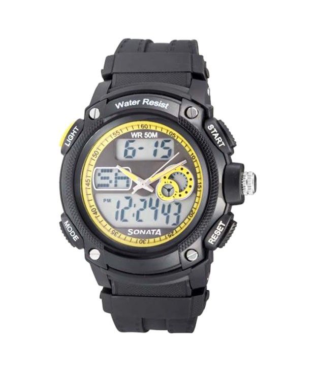 17 OFF on Sonata 7989PP02 Men s Watch on Snapdeal PaisaWapas