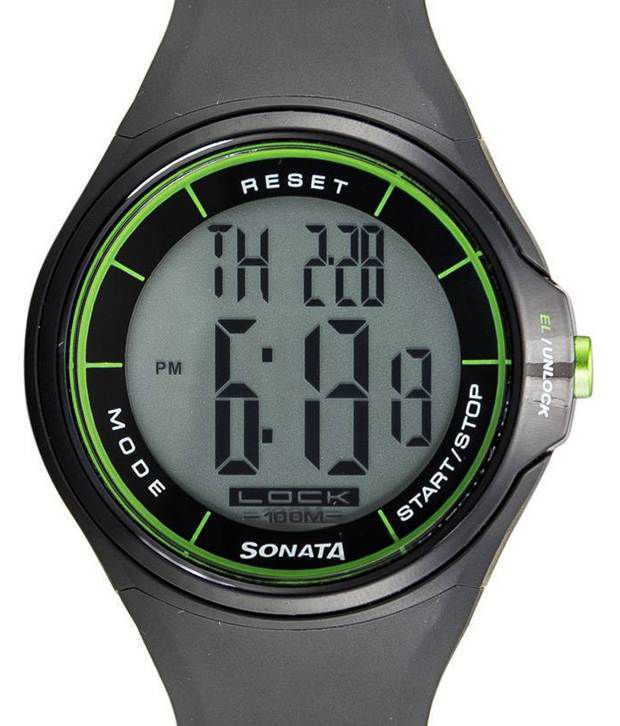 digital sonata watch price