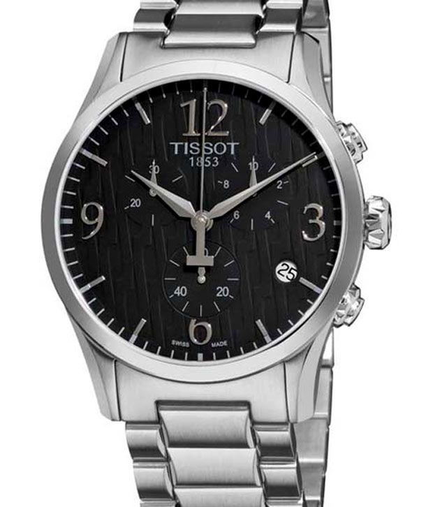 Tissot Stylis-T Black Round Dial Watch - Buy Tissot Stylis-T Black ...