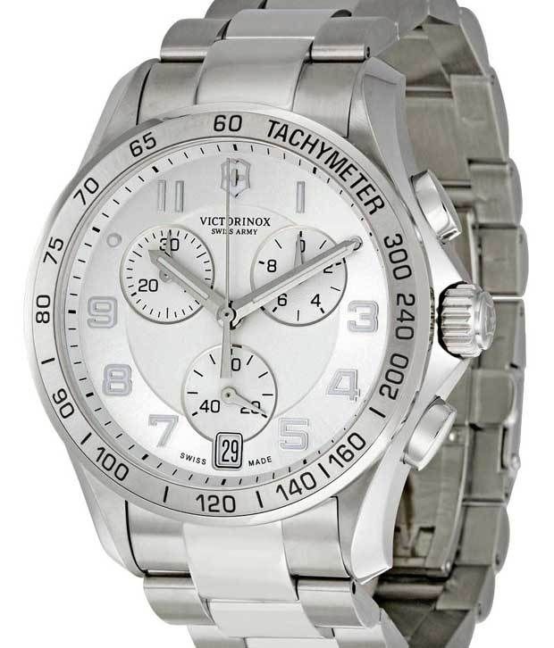 Victorinox Chrono Classic 241499 Tachymeter Silver Dial Watch Buy Victorinox Chrono Classic