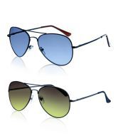 Just Colours - Brown Pilot Sunglasses ( )