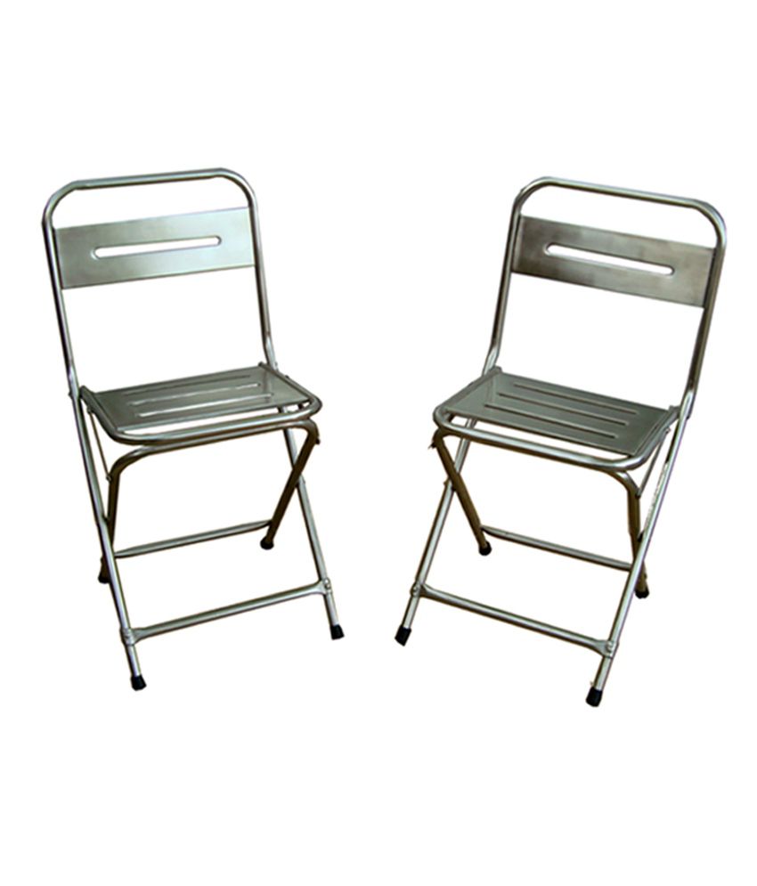 Buy 1 Metal Folding Chair Get 1 Free - Shiny - Buy Buy 1 Metal Folding