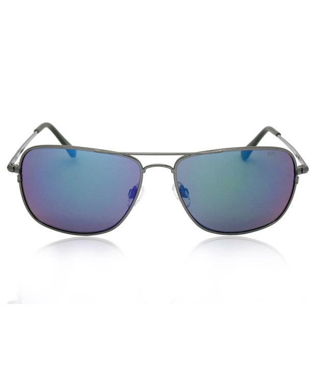 Opium Gun-Blue-Mirror Pilot Sunglasses - Buy Opium Gun-Blue-Mirror ...