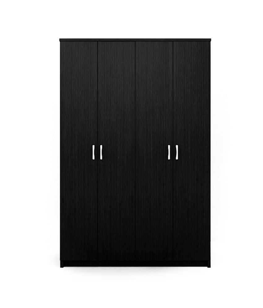 Housefull Eco 4 Door Wardrobe in Wenge Finish Buy Online at Best Price