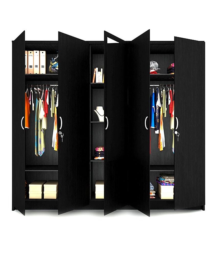 Housefull John 5 Door Wardrobe With Mirror Buy Online At Best