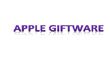 Apple giftware