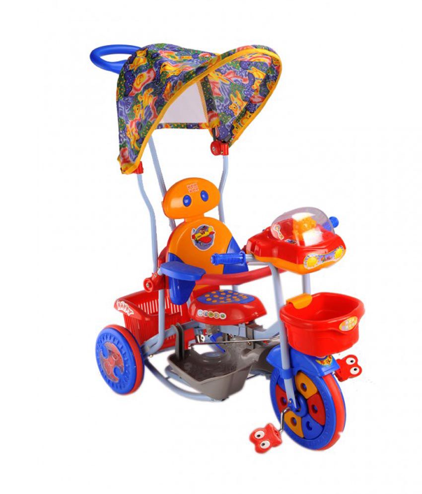     			Mee Mee Baby Lets Explore Tricycle / Trike / Cycles for Baby & Kids, Boys & Girls with Canopy