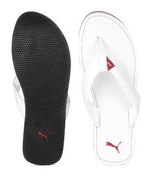 White puma slippers Clearance