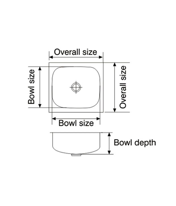 Buy Nirali Kitchen Sink Single Bowl Grace Plain Medium Anti