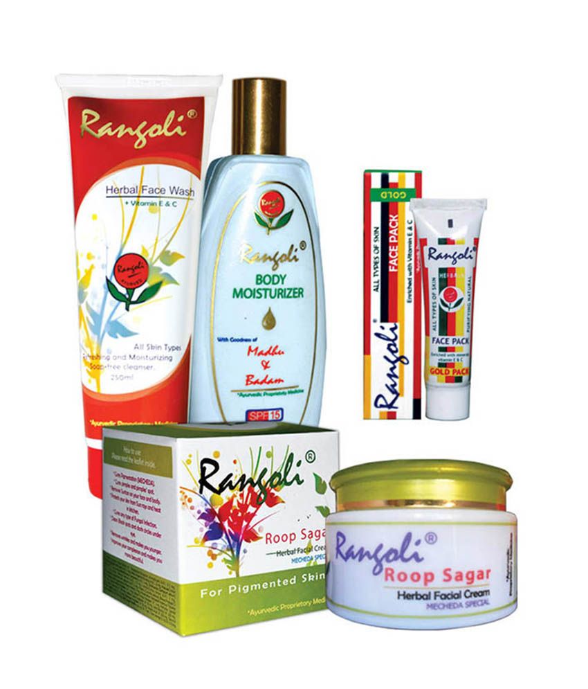 Rangoli Roop Sagar Mecheda Cream + Rangoli Herbal Face Wash + Rangoli