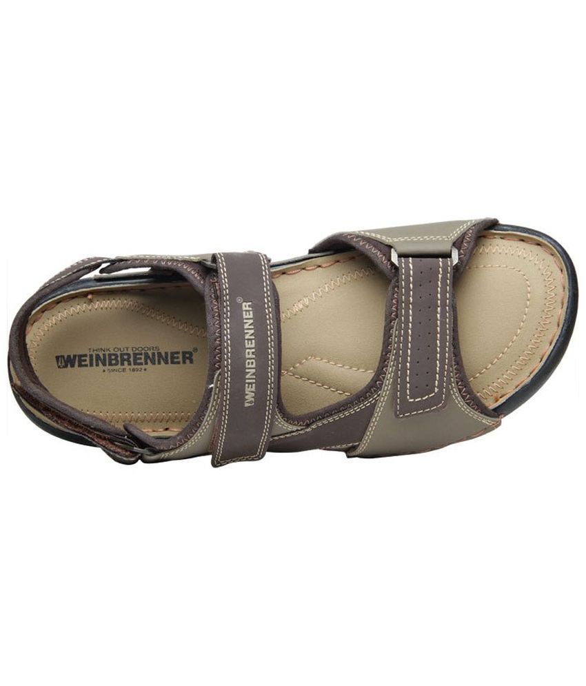 Weinbrenner Gray Sandals Price in India- Buy Weinbrenner Gray Sandals Online at Snapdeal