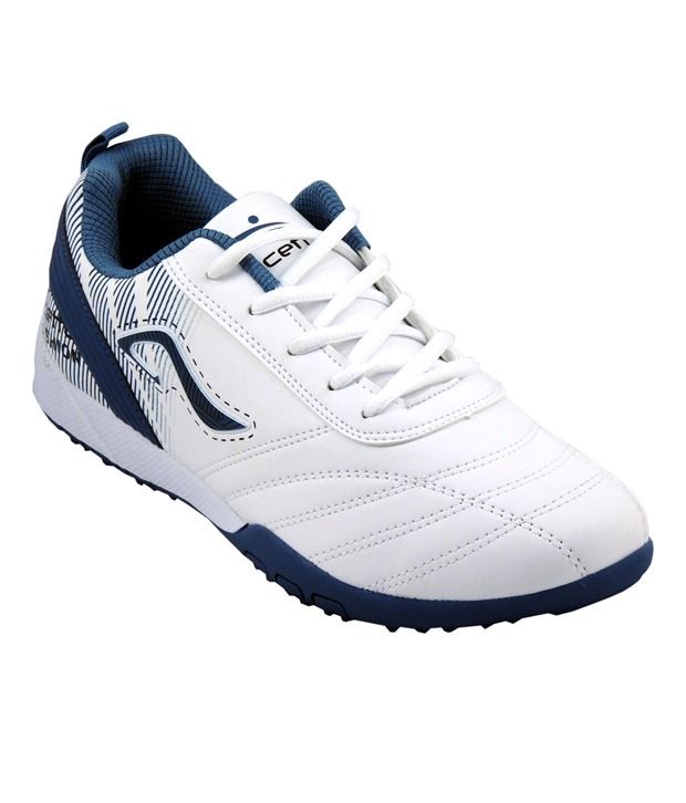 Buy Calcetto White & Blue Sport Shoes for Men | Snapdeal.com