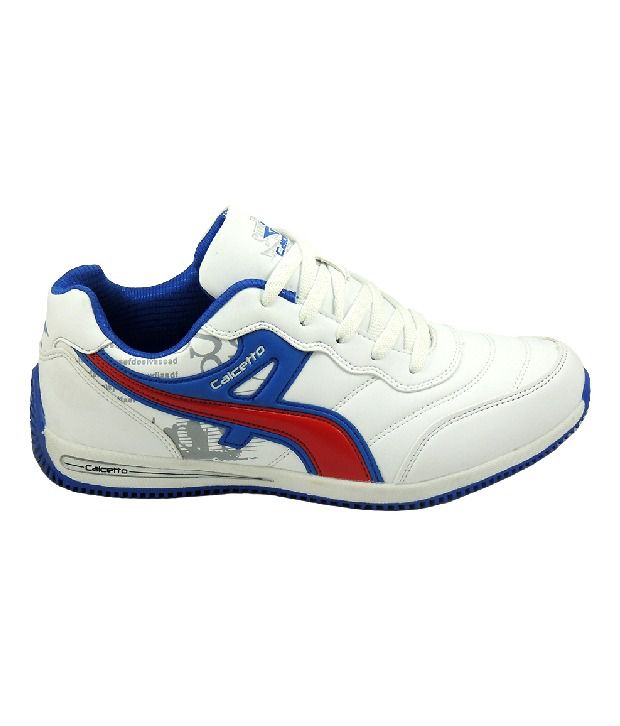 Calcetto White & Red Sport Shoes - Buy Calcetto White & Red Sport Shoes ...