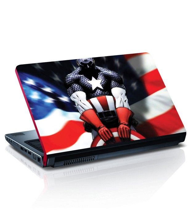 Amore Captain America Laptop Skin Buy Amore Captain America Laptop