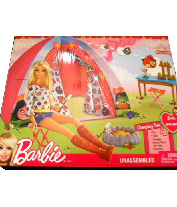 Mattel Angry Bird Barbie Camping Fun (Imported Toy) Doll Houses - Buy Mattel Angry Bird Camping (Imported Toy) Doll Houses Online Low Price -