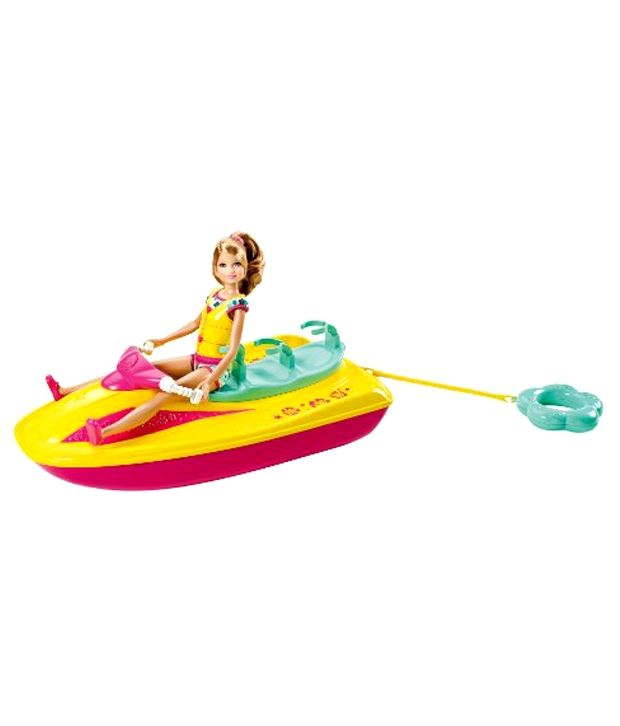 barbie ski boat