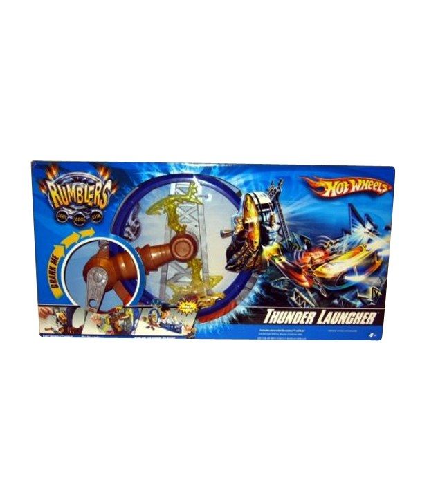 hot wheels rumblers thunder launcher