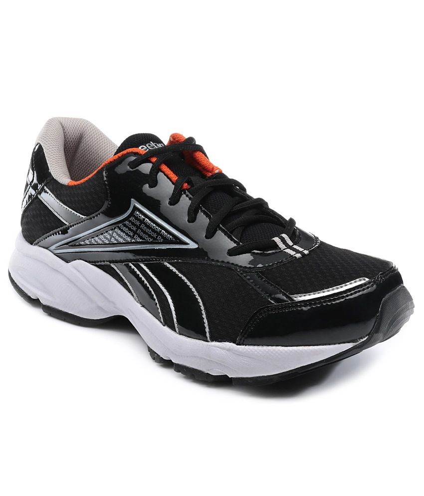 reebok black canvas shoes