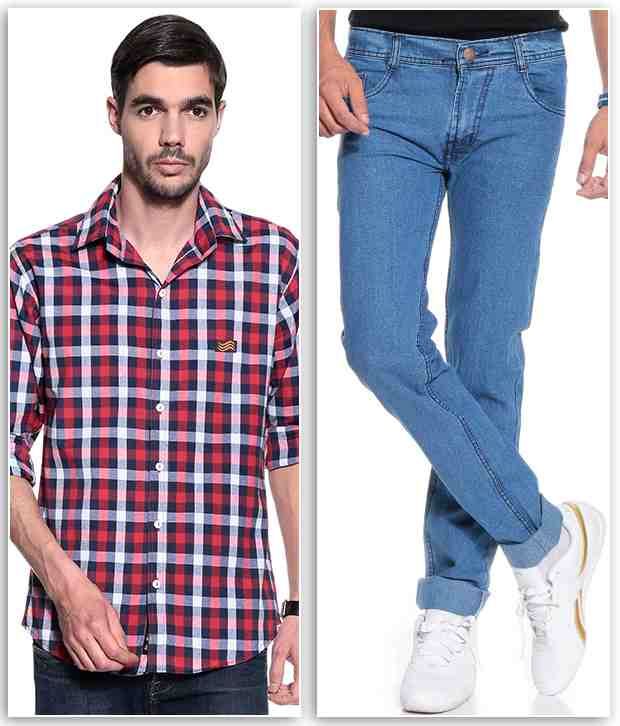 jeans shirt combo pack