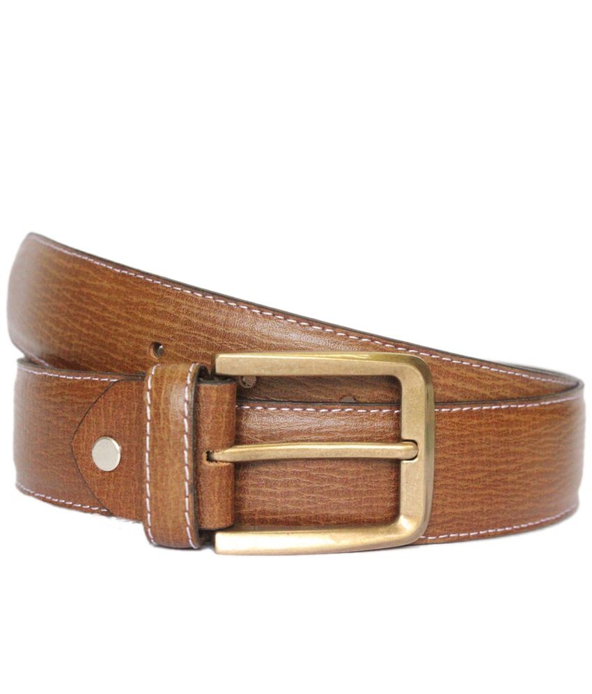 Tops Tan Formal Single Belt Men: Buy Online at Low Price in India ...