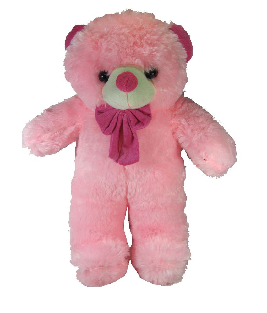     			Tickles Pink Standing Teddy Stuffed Soft Plush Toy Love Girl 45 cm