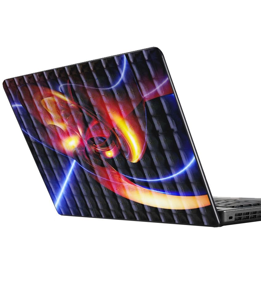Laptop Skin 3D Multi Colour Abstract Buy Laptop Skin 3D Multi Colour