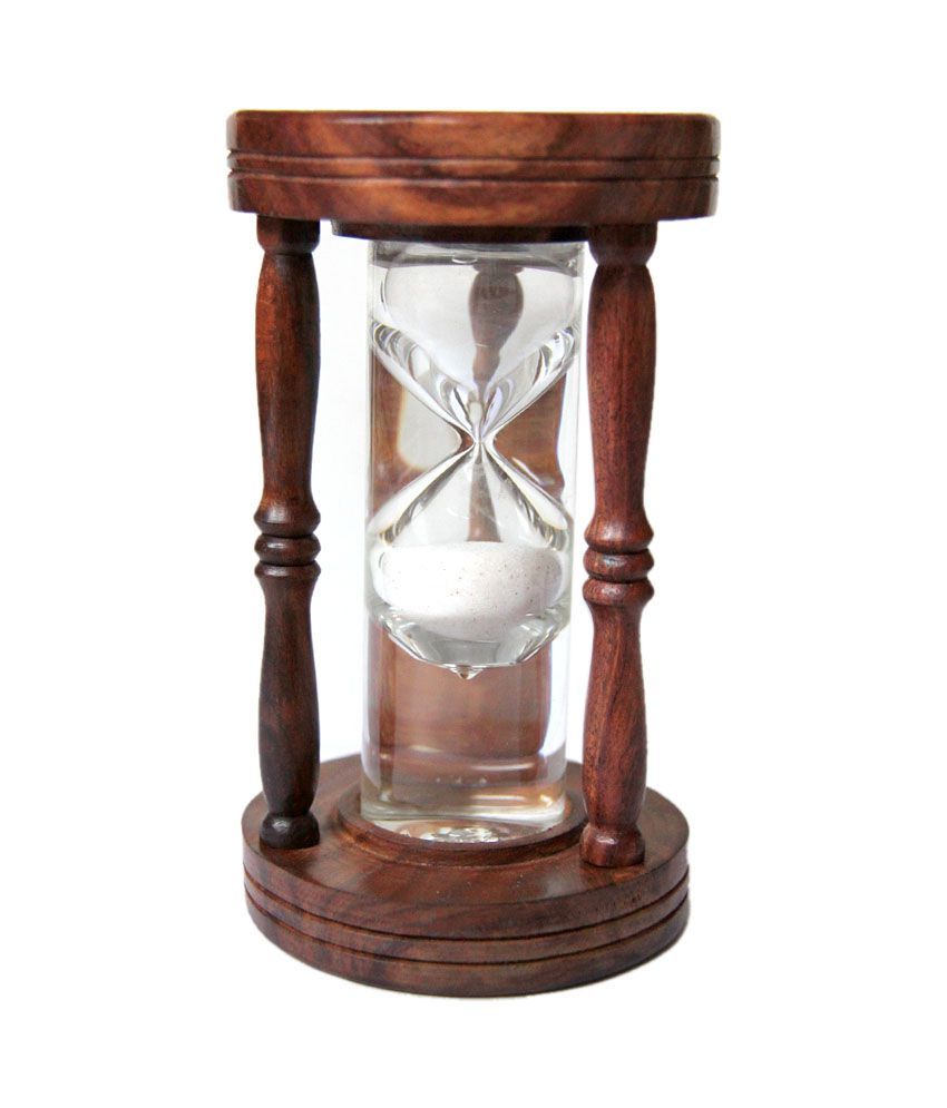     			Artshai Sand Timer Hourglass. With Water Vessels For Dazzling Look