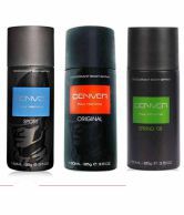 Denver (Sport, Orginal, Spring) Deodorant Pour Homme - 150ML Each (pack of 2)
