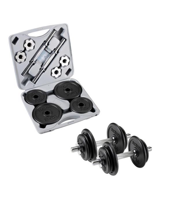 domyos 20kg dumbbells