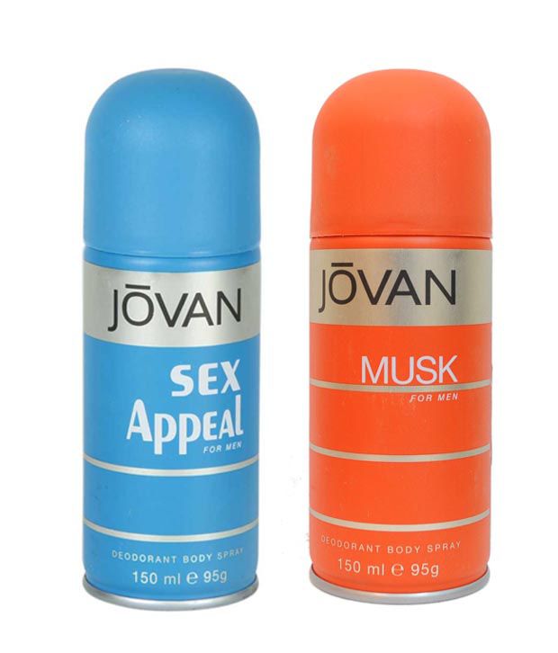 Jovan Musk Sex Appeal Deodorant Men 150ml Pack Of 2 Buy Jovan Musk