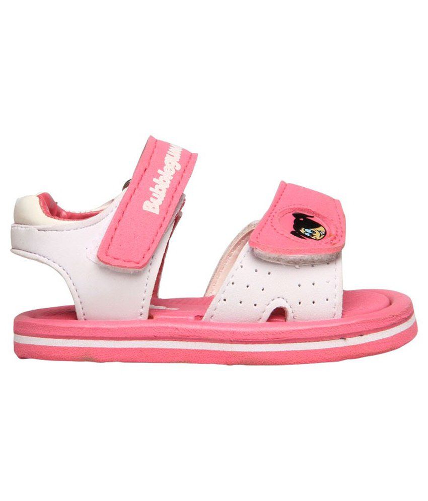Bubblegummers Pink Floater Sandals For 