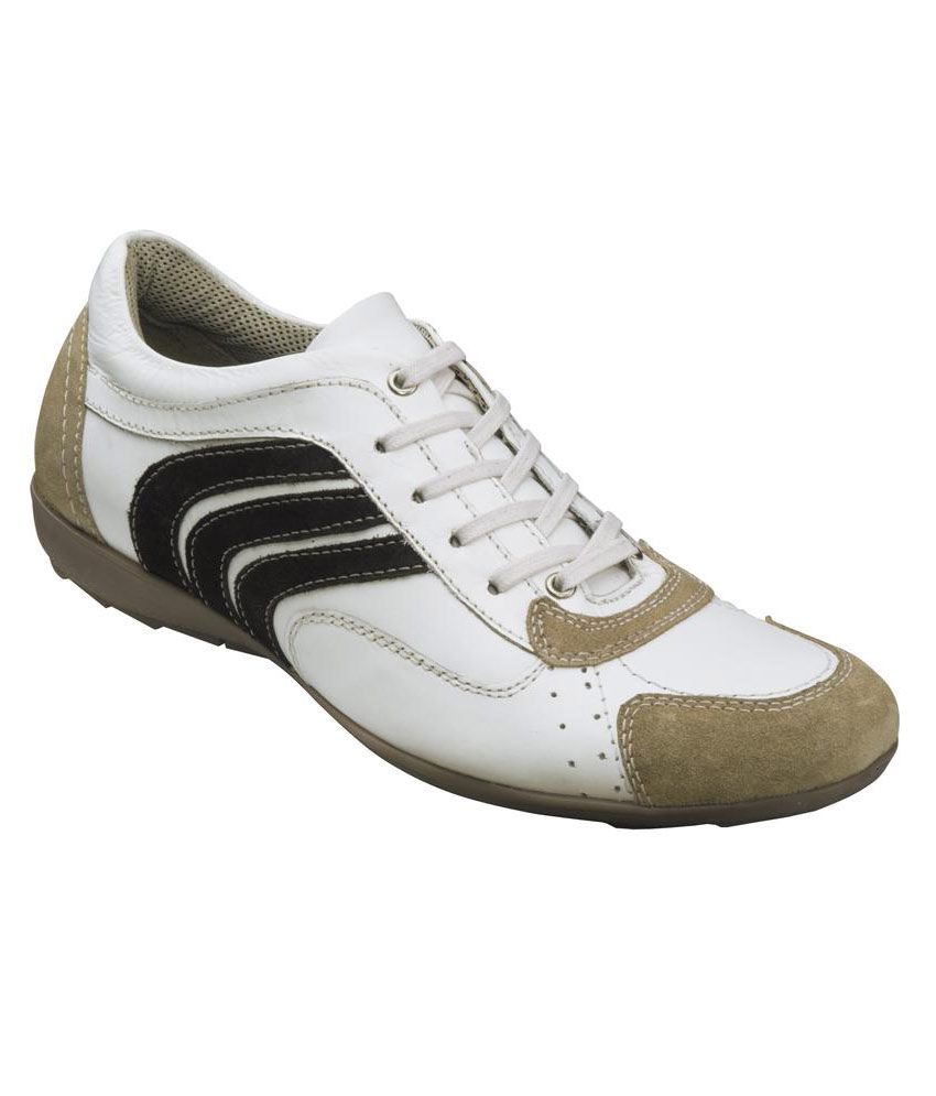 Tansmith White Casual Shoes