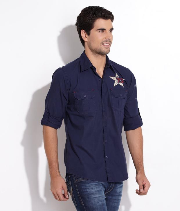 pepe jeans blue shirt
