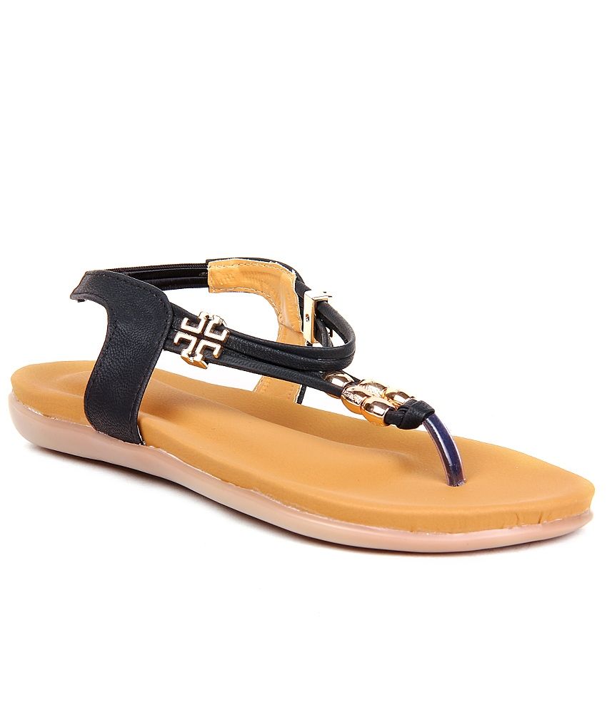 Anand Archies Black Sandal Price in India- Buy Anand Archies Black Sandal Online at Snapdeal