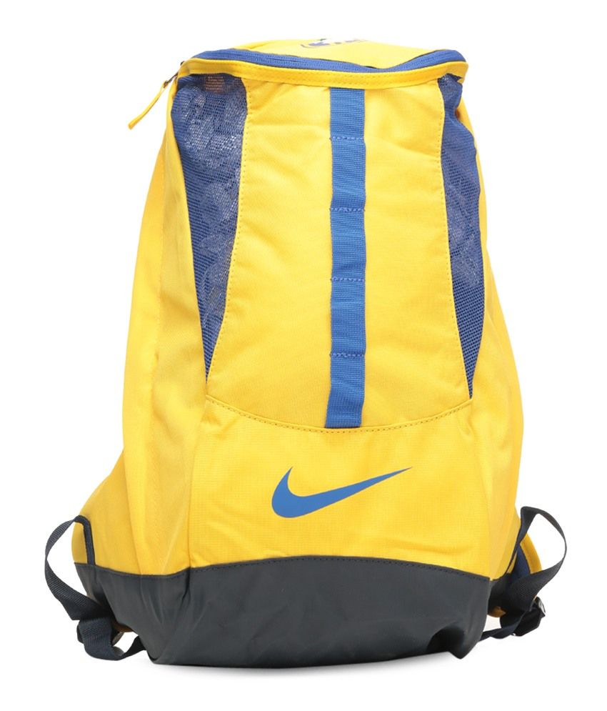 nike rolling backpack yellow