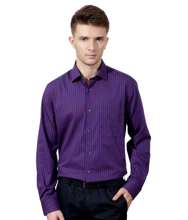 Van Heusen Purple Formals Shirt - Buy Van Heusen Purple Formals Shirt ...