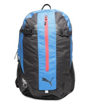 puma unisex blue apex laptop backpack