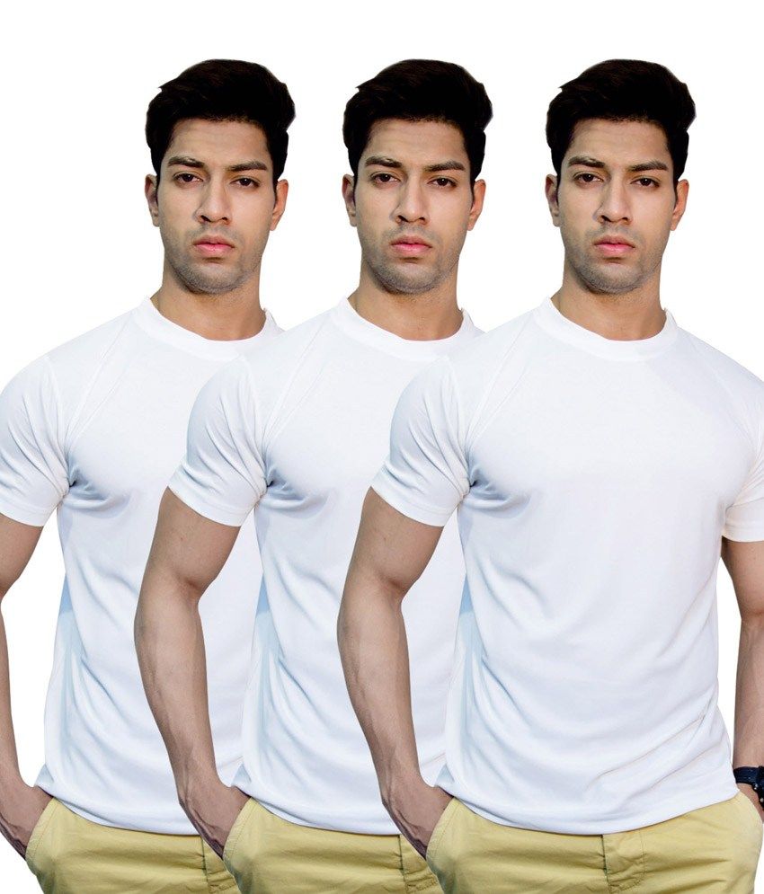 plain white dri fit shirt