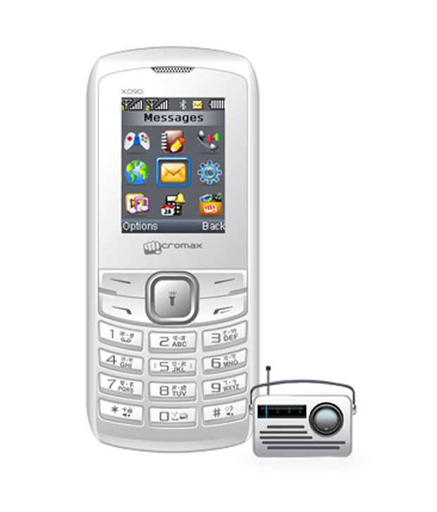 Micromax X090 (White) - Feature Phone Online at Low Prices ...